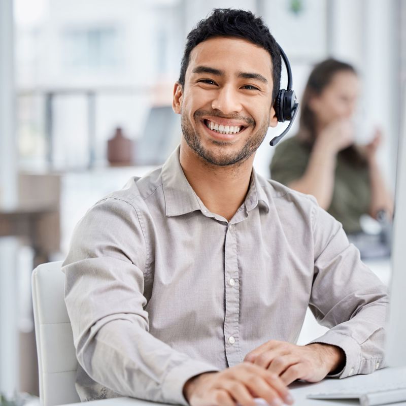 a person encouraging to book an appointment