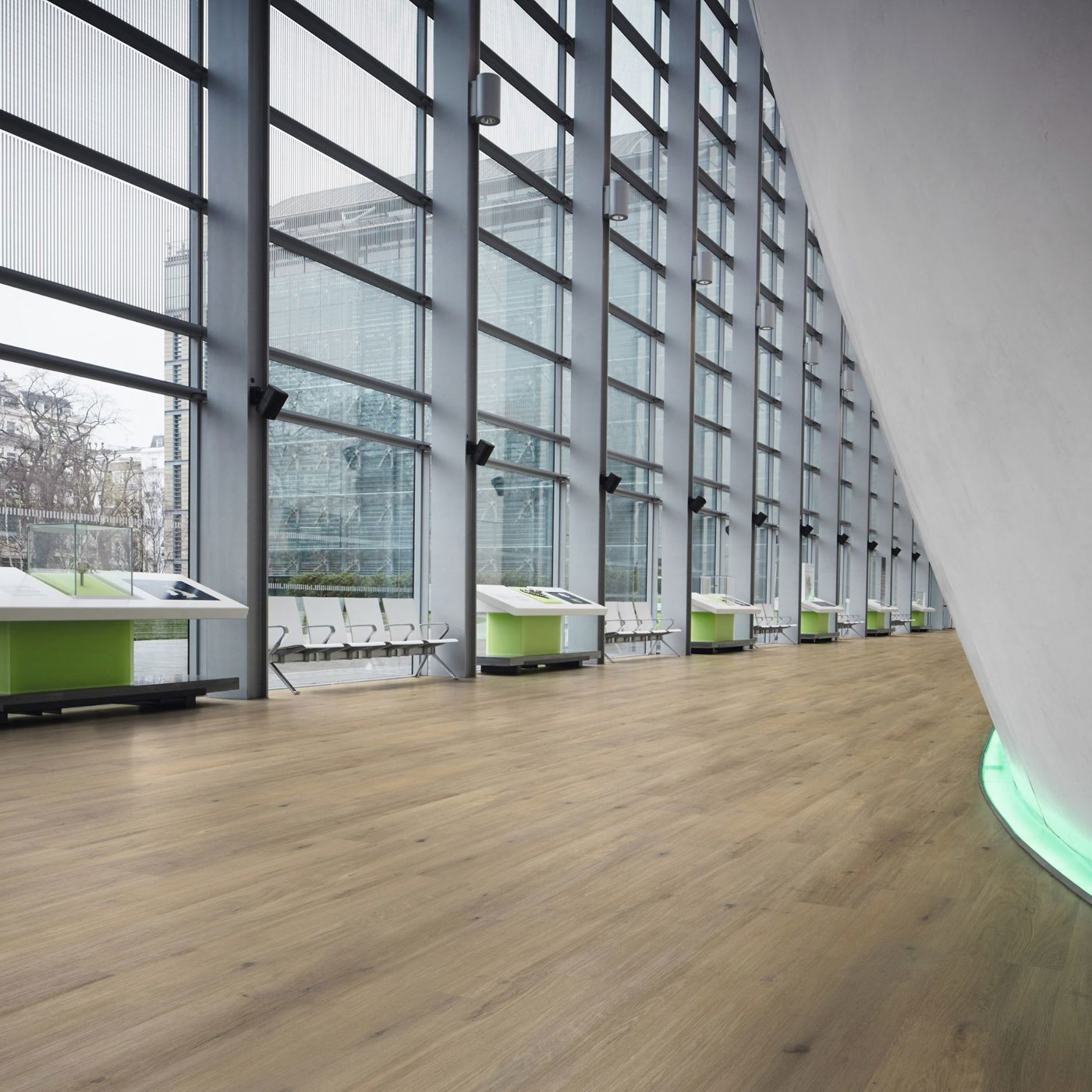 quality lvt installed in a modern building