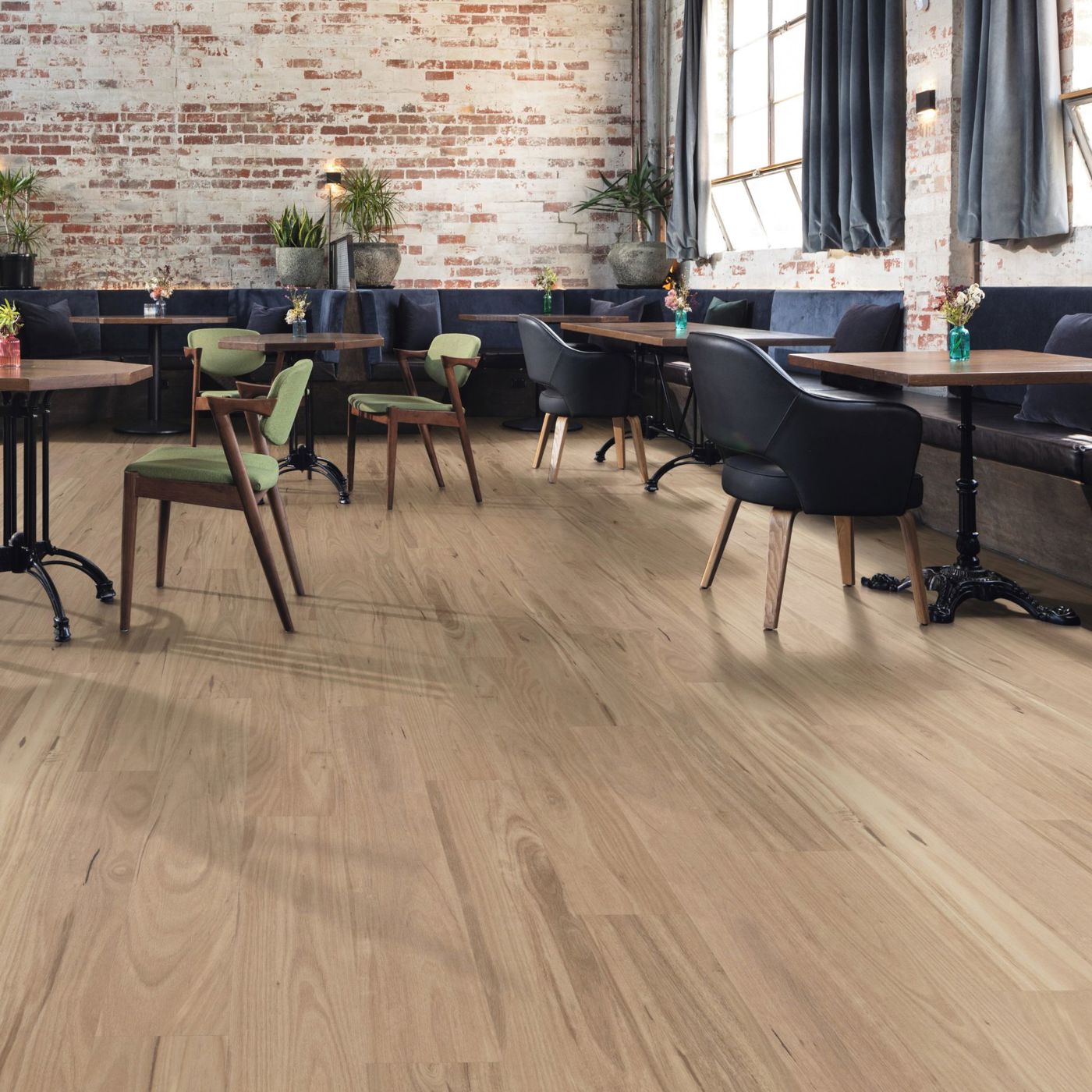 karndean luxury vinyl floor in a restaurant